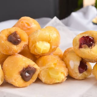 A Dozen Filled Donut Holes
