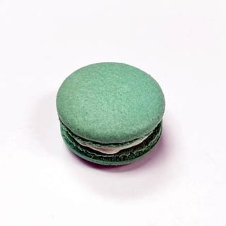 Mint Chocolate Chip Macaron