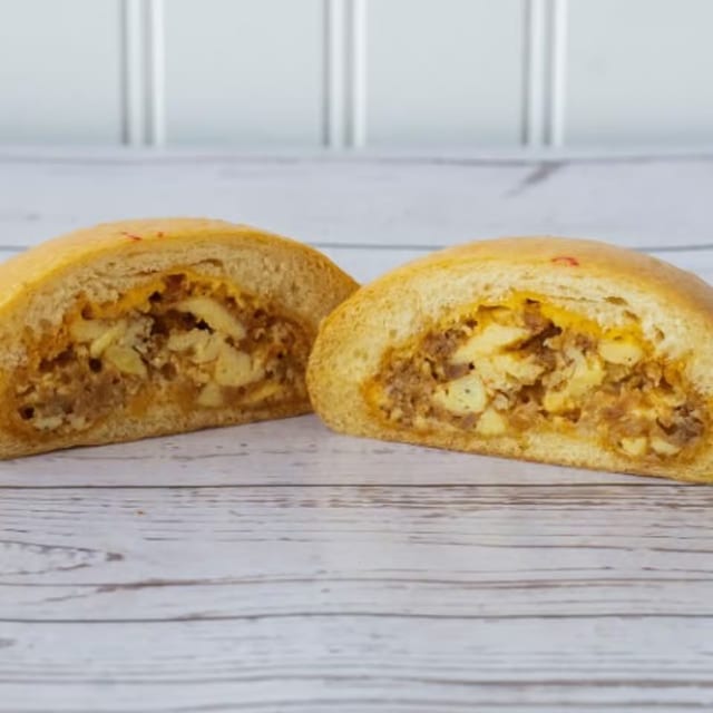 Chorizo, Egg & Cheese Kolache.
