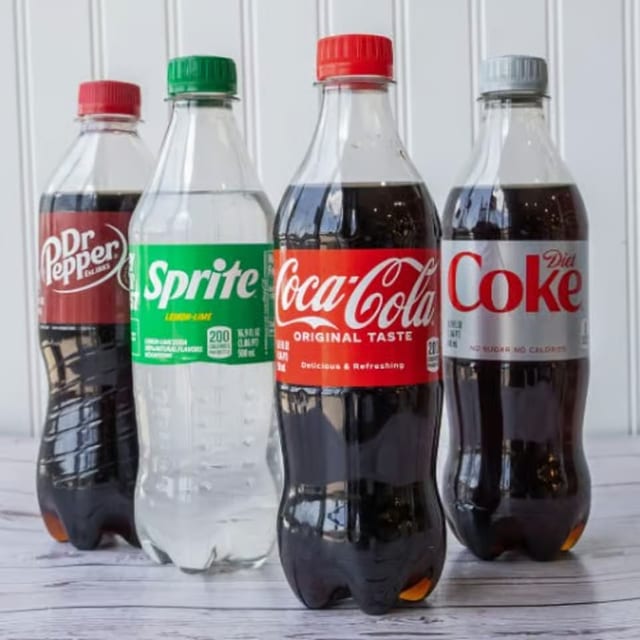 Assorted Individual Sodas.