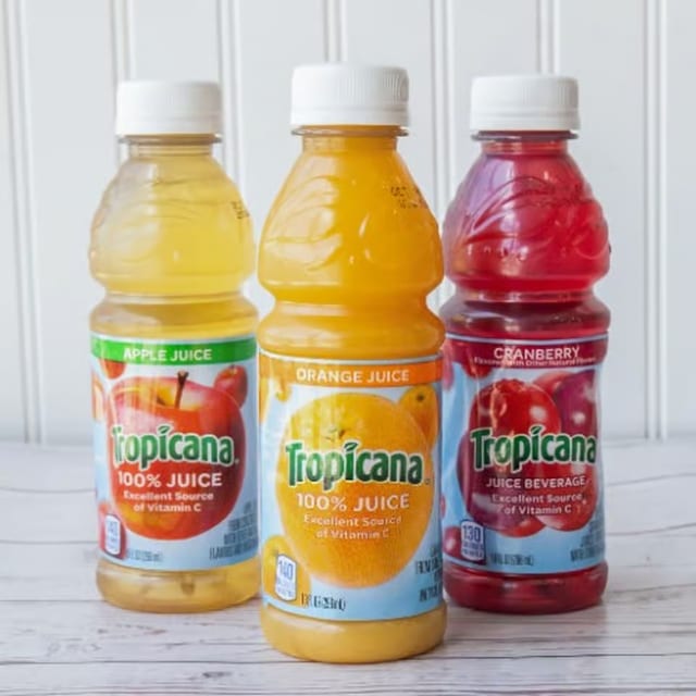 Assorted Fruit Juices.