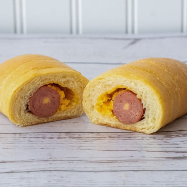 Spicy Jumbo Sausage & Cheese.