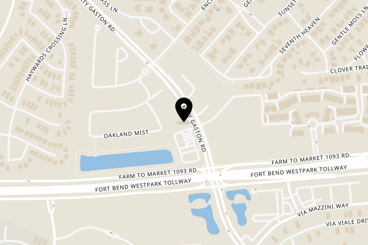 Map showing the location of Karma Kolache & Dessert Katy on 6920 Katy-Gaston Rd #100 in Katy